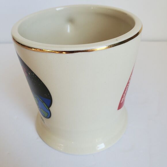 UARS Upper Atmosphere Research Satellite Coffee Mug Vtg 1991 Queen's China - Picture 5 of 6